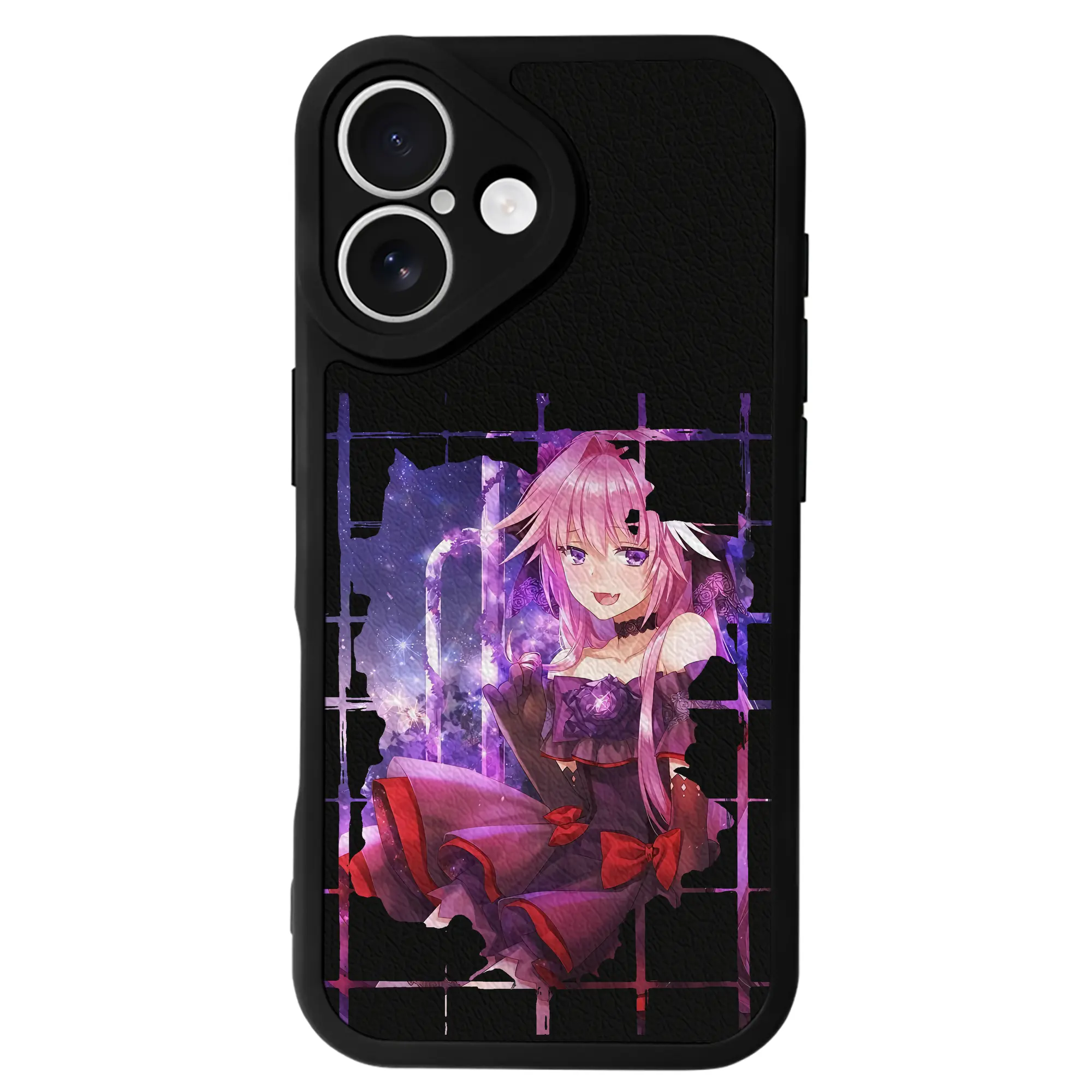 FGO グッズ,アストルフォ - IPhone 16シリーズ対応 ・ シリコンスマホケース ・ レザー調 ・ 高精度フィット ・ 耐衝撃 ・ ワイヤレス充電対応 ・ 精密カット